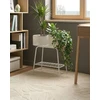 Beliani Gėlių stovelis LINNAEA metalinis 60 cm baltas