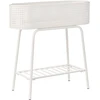 Beliani Gėlių stovelis LINNAEA metalinis 60 cm baltas
