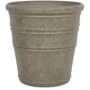 Beliani Gėlių vazonas AGISTRI 46 cm smėlio spalvos