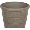 Beliani Gėlių vazonas AGISTRI 46 cm smėlio spalvos