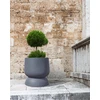 Beliani Gėlių vazonas ARAUCARIA 42 cm pilkas