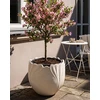 Beliani Gėlių vazonas ARPONE 44 cm smėlio spalvos