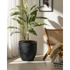 Beliani Gėlių vazonas BAIYUN 42 cm Juodas