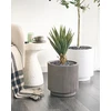 Beliani Gėlių vazonas DARIA 30 cm smėlio spalvos