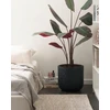 Beliani Gėlių vazonas YUHUA 43 cm juodas
