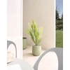 Beliani Gėlių vazonėlis LIVADIA 27 cm alyvuogių spalvos