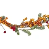Beliani Girlianda OURENSE 150 cm raudona