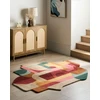 Beliani INDORE spalvingas vilnonis kilimas 160 x 230 cm