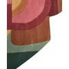 Beliani INDORE spalvingas vilnonis kilimas 160 x 230 cm
