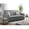 Beliani Išskleidžiama 3-vietė sofa GLOMMA šviesiai pilka