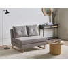 Beliani Išskleidžiama dvivietė sofa JERSLEV, pilka