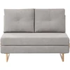Beliani Išskleidžiama dvivietė sofa JERSLEV, pilka