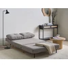 Beliani Išskleidžiama dvivietė sofa JERSLEV, pilka