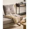 Beliani Išskleidžiama dvivietė sofa JERSLEV, pilka
