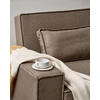 Beliani Išskleidžiama sofa 3 asmenims AROLE, ruda