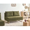 Beliani Išskleidžiama sofa 3 asmenims JERSLEV Žalia