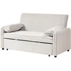 Beliani Išskleidžiama sofa HORMA, balkšva