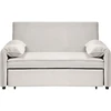 Beliani Išskleidžiama sofa HORMA, balkšva