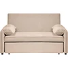 Beliani Išskleidžiama sofa HORMA šviesiai ruda