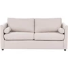 Beliani Išskleidžiama sofa INKOO, smėlio spalvos