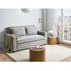 Beliani Išskleidžiama sofa UTTELA, pilka
