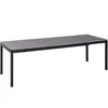 Beliani Išskleidžiamas sodo stalas TOFANE 198/248 cm 90 cm pilkas