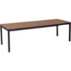 Beliani Išskleidžiamas sodo stalas TOFANE 198/248 cm 90 cm rudas