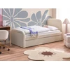 Beliani Ištraukiama lova Boucle RAYSSAC 90 x 200 cm šviesiai smėlio spalvos