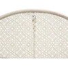 Beliani JUINA bistro staliukas 80 × 36 cm, metalinis, šviesiai smėlio spalvos