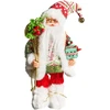 Beliani Kalėdinė dekoracija MOSVATN Kalėdų Senelis 37 cm raudona/žalia