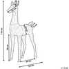 Beliani Kalėdinė LED dekoracija AKUREYRI Elnias 110 cm Auksas