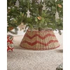 Beliani Kalėdų eglutės stovas HIVER jūržolės Raudona 51 cm