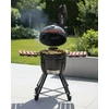 Beliani KAMADO anglinė kepsninė keramikinė juoda