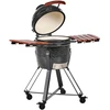 Beliani KAMADO anglinė kepsninė keramikinė juoda