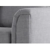 Beliani Kampinė sofa 4 asmenims OSLO šviesiai pilka, dešininė