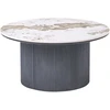 Beliani Kavos staliukas DORA keramika juodas