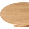Beliani Kavos staliukas WENLOCK Šviesus uosis