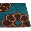Beliani KILIM kilimėlis KULIK mėlynas 45 x 75 cm gėlės kokoso pluoštas