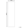 Beliani Kilimas HOOD balkšvas 80 x 300 cm