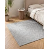 Beliani Kilimas KEVIREL pilkas 160 x 160 cm