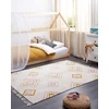 Beliani Kilimas LASHE balta 140 x 200 cm medvilninis