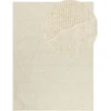Beliani Kilimas SASNAK smėlio spalvos 300 x 400 cm vilnonis