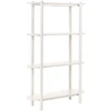 Beliani Knygų lentyna 3 lentynų GRANITY 170 cm beige