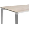 Beliani Konferencinis stalas FELETTO 90 cm 180 cm akmens imitacijos travertino efektas