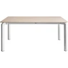 Beliani Konferencinis stalas FELETTO 90 cm 180 cm akmens imitacijos travertino efektas