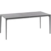 Beliani Konferencinis stalas SOVARETO 90 cm 180 cm tamsiai pilkas