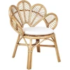 Beliani Krėslas FLORENTINE II Rattan natūralus