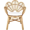 Beliani Krėslas FLORENTINE II Rattan natūralus