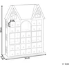 Beliani LED kalėdinė dekoracija FEMUND Advento kalendorius 40 cm Baltas