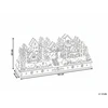 Beliani LED kalėdinė dekoracija VANSJO, 22 cm, šviesiai ruda